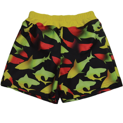 Special Needs Youth Swim Diaper Trunks-Watercolor Shark